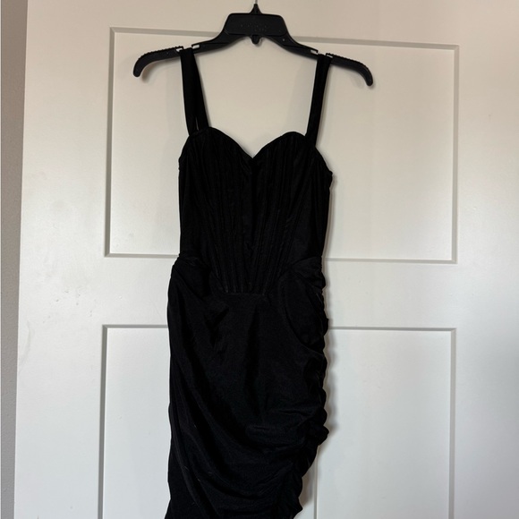 H:ours Miquela Mini Dress in Black XS - Picture 5 of 7